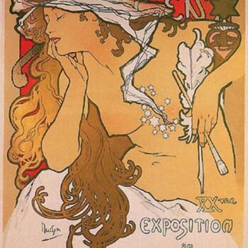Mucha post for XX Salon des Cent