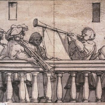 Musicians on a Gallery. c.1524