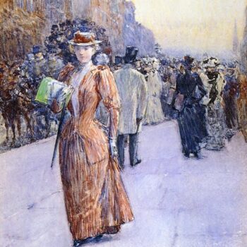 New York Street Scene, 1890