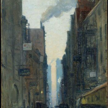 New York Street Scene, 1910