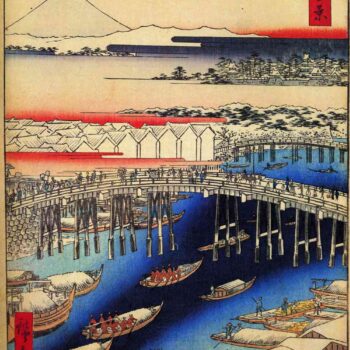Nihonbashi, Clearing After Snow by Hiroshige