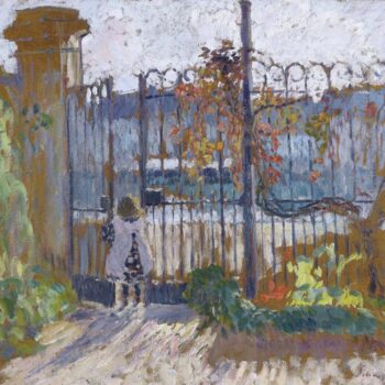 Nono near the Garden Gates at Lagny, 1905