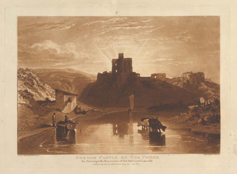Norham Castle on the Tweed, 1816