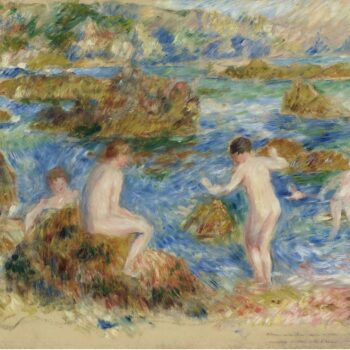 Nude Boys on the Rocks at Guernsey, 1883
