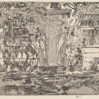 Old Doorway, East Hampton, 1920