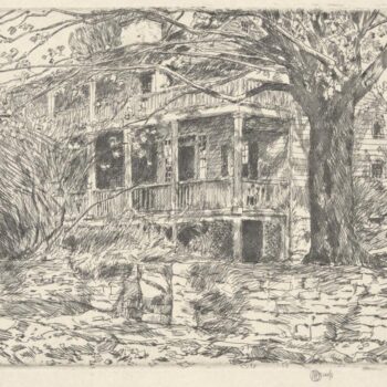 Old House, Cos Cob, 1915