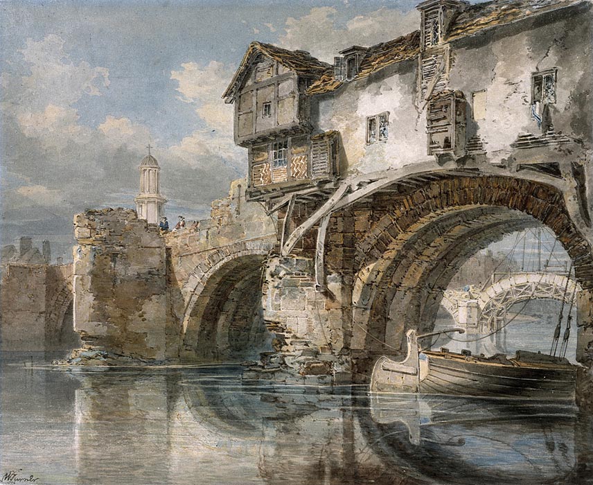 Old Welsh Bridge, Shrewsbury, Shropshire, 1794