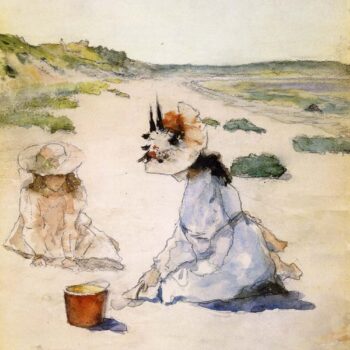 On the Beach, Shinnecock, 1895