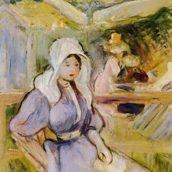 On the Beach at Portrieux - 1894