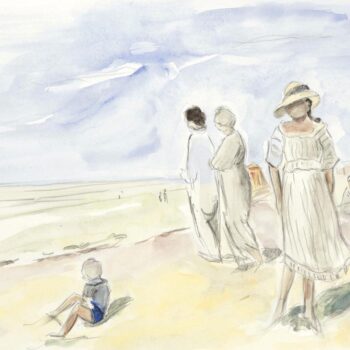 On the Beach of Saint Jean-de-Monts, 1917