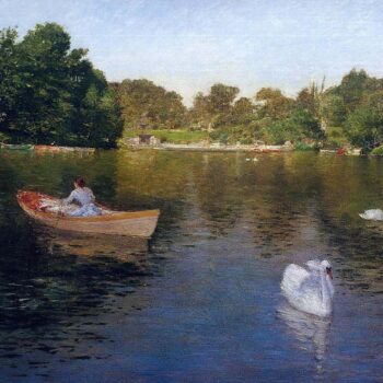 On the Lake, Central Park, 1890