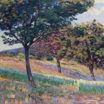 Orchard at the Edge of the Woods in Saint-Cheron, 1893