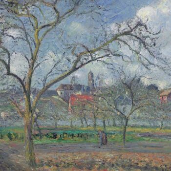 Orchard of Saint-Ouen-l'Aumone in Winter, Pontoise, 1877