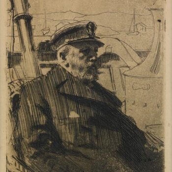 Oscar II by Zorn from Hildebrand Sveriges historia