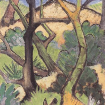 Otto Mueller - Abendlandschaft (Waldlandschaft) - before 1925