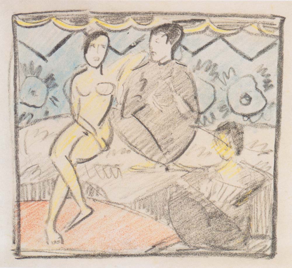 Otto Mueller - Atelierpause - ca1912