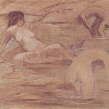Otto Mueller - Badende in Braun - ca1911