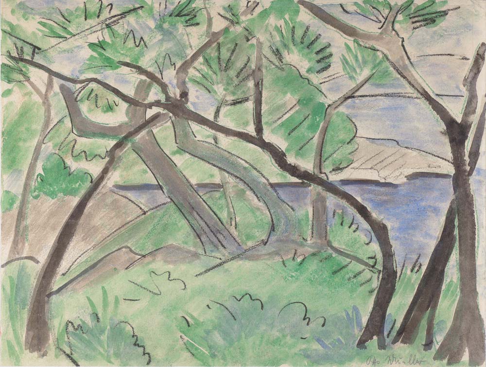 Otto Mueller - Dalmatinische Landschaft - 1924