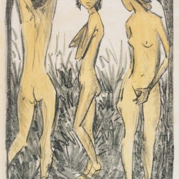 Otto Mueller - Drei stehende Madchen - 1922-26