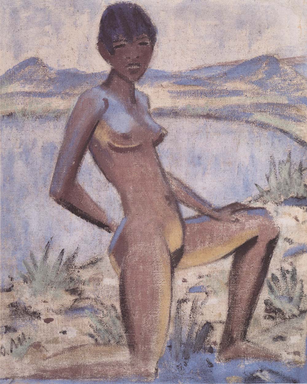 Otto Mueller - Grosse Kniende - ca 1926