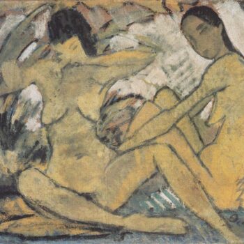 Otto Mueller - Hockende Madchen - ca1914