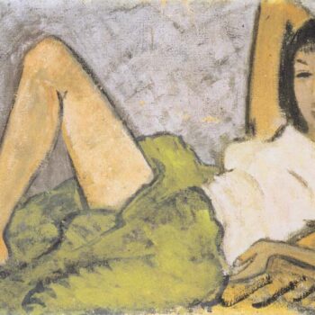 Otto Mueller - Liegendes Madchen - 1914