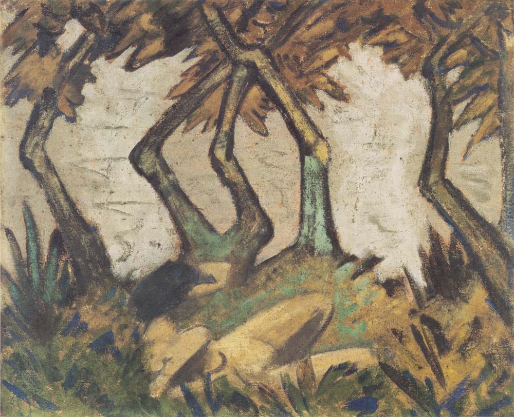 Otto Mueller - Madchen am See - ca1916