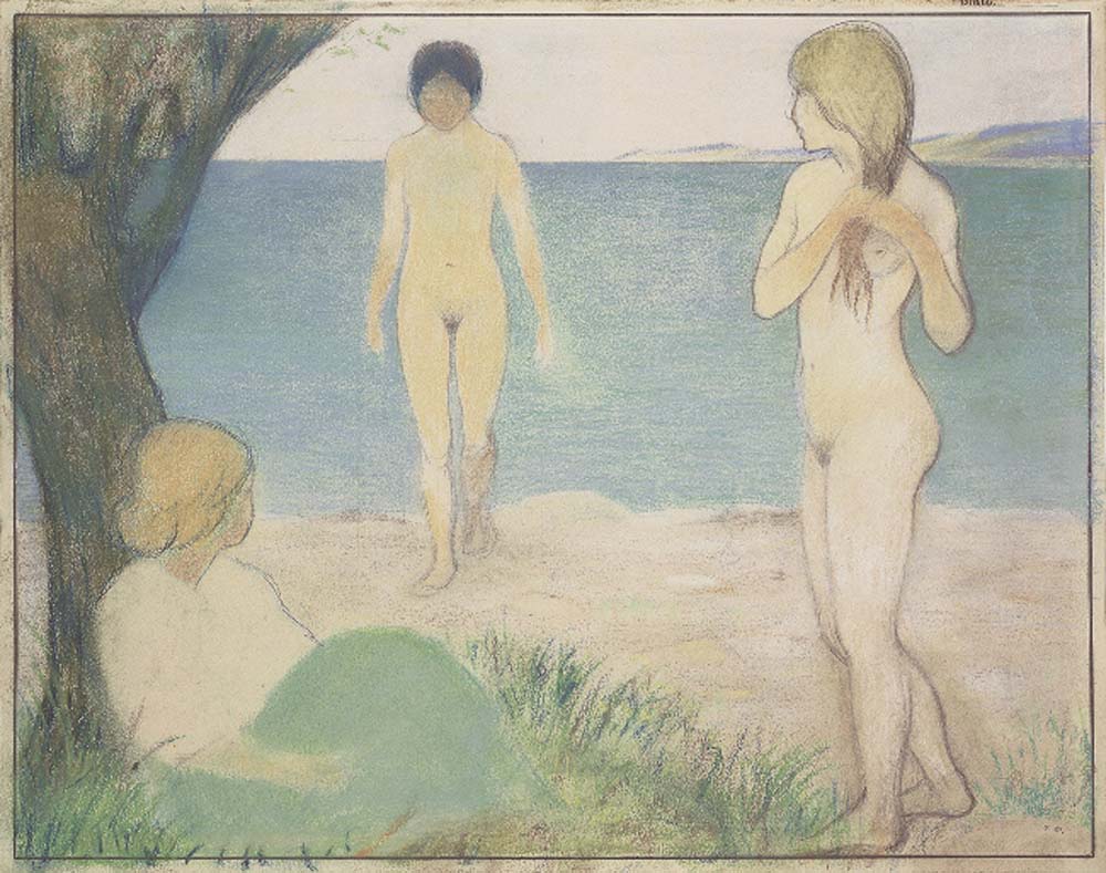 Otto Mueller - Madchen am Strand - 1908