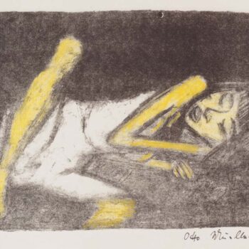 Otto Mueller - Madchen auf der Liege - 1919