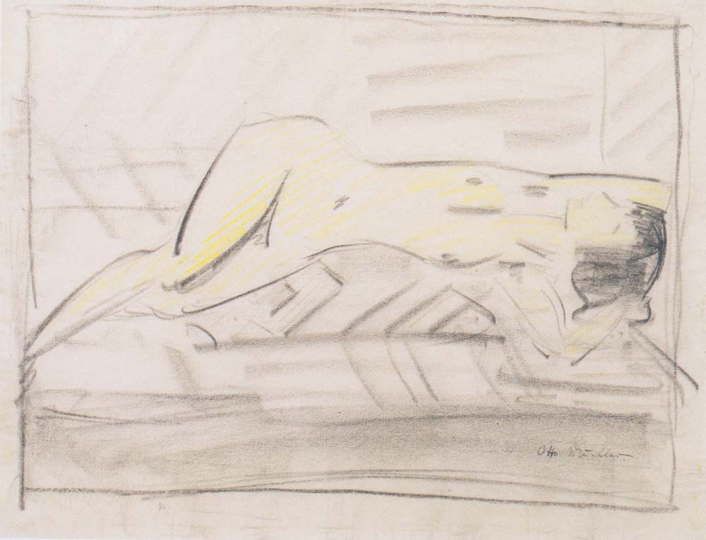 Otto Mueller - Madchen auf der Liege - ca1926
