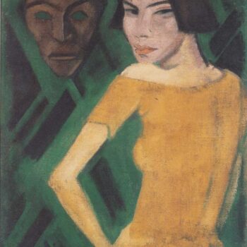 Otto Mueller - Marischka mit Maske - 1919
