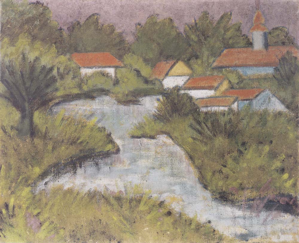 Otto Mueller - Rote Dacher - ca1929