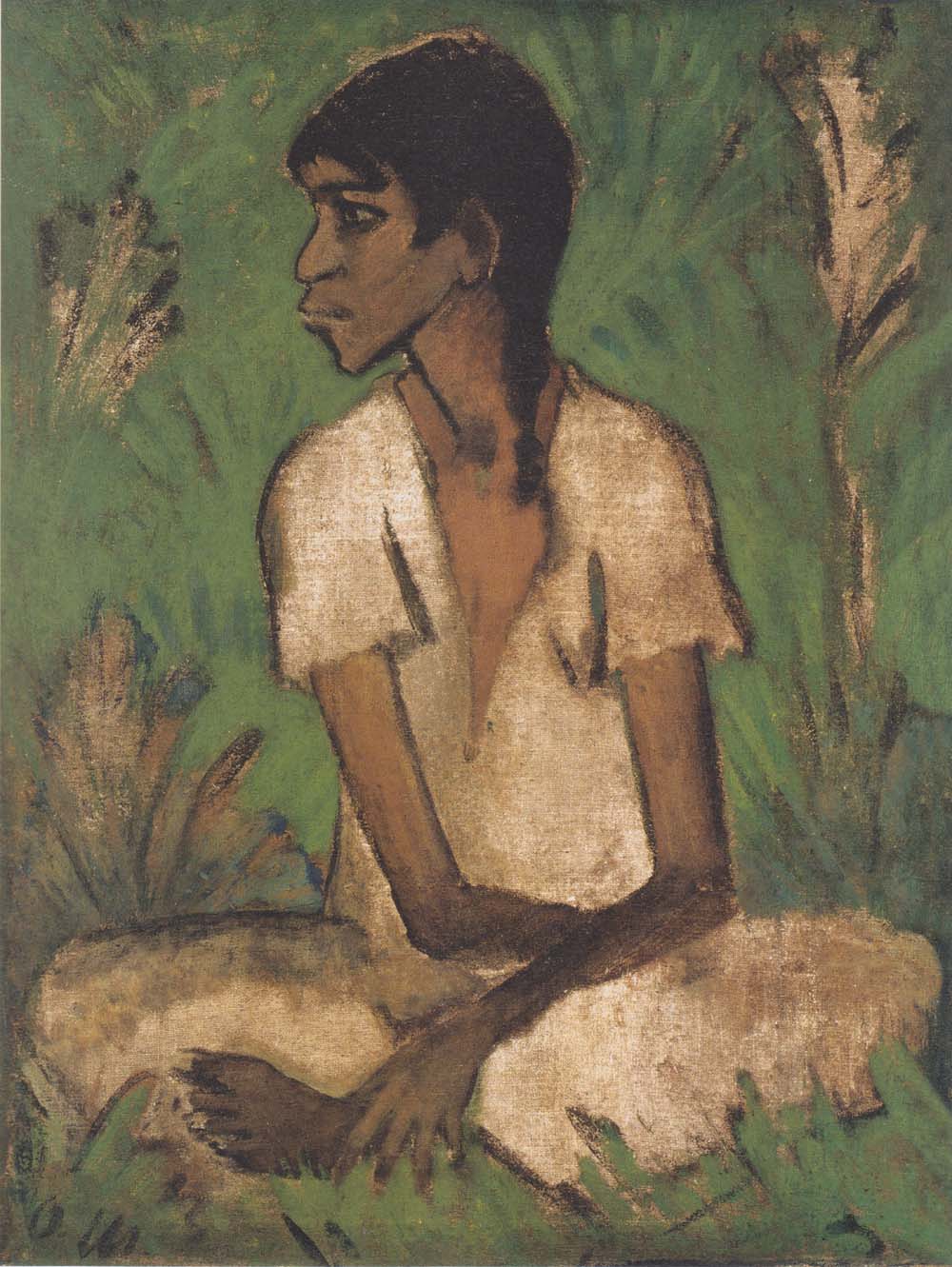 Otto Mueller - Sitzende Zigeunerin - ca1926