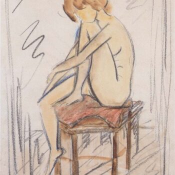 Otto Mueller - Sitzendes Madchen - ca1918