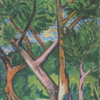 Otto Mueller - Waldlandschaft - c. 1919-1918 and c. 1923