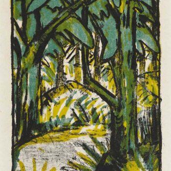 Otto Mueller - Waldlandschaft - ca1924