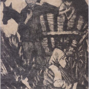 Otto Mueller - Zigeunerfamilie am Planwagen3, 1926-27