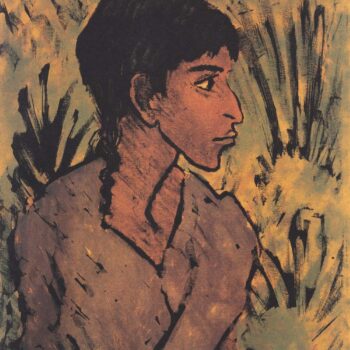 Otto Mueller - Zigeunerin im Profil - 1926-27