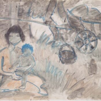 Otto Mueller - Zigeunermadonna mit Planwagen - ca1927