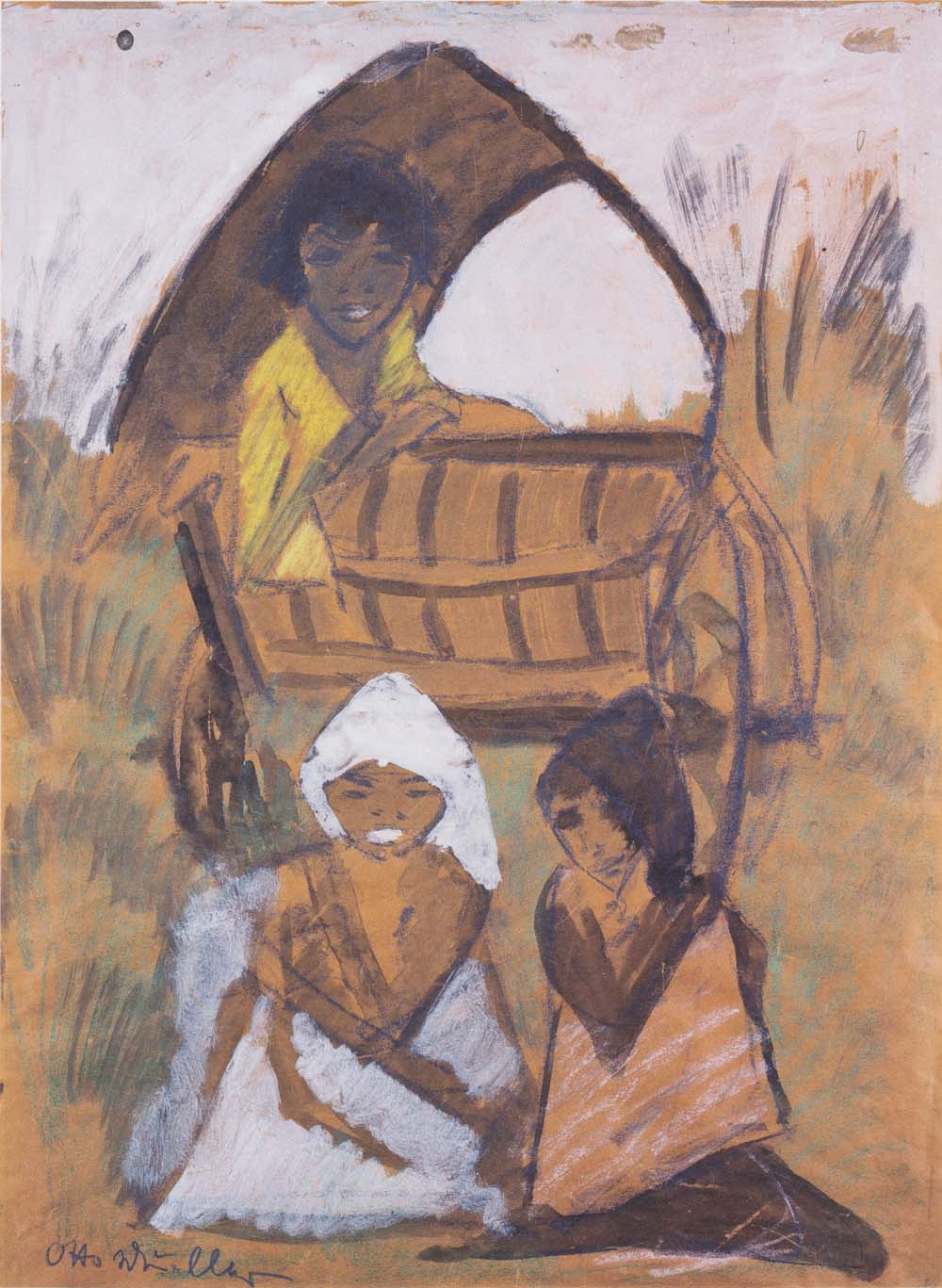 Otto Mueller - Zigeunerwagen - ca1927
