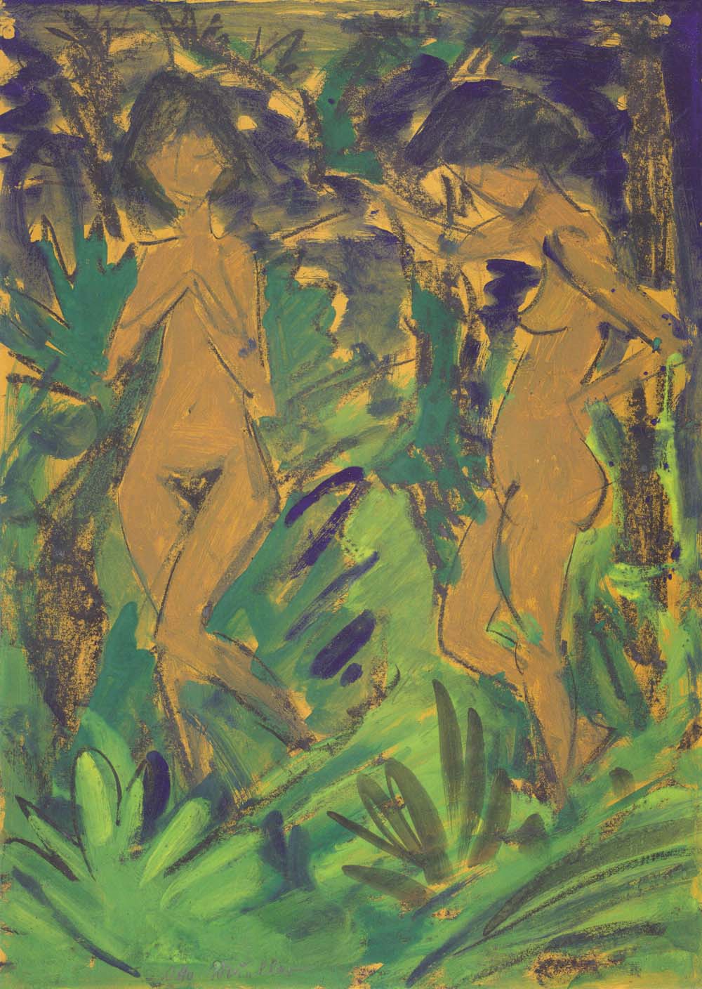 Otto Mueller - Zwei Akte im Freien, 1924-1927