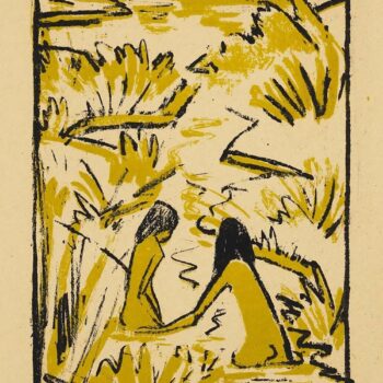 Otto Mueller - Zwei Badende im Bach - ca1922