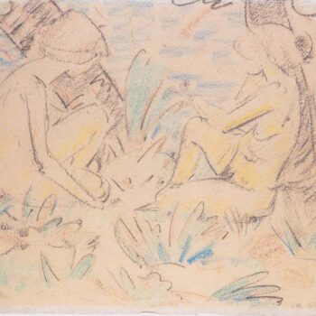 Otto Mueller - Zwei Madchen am Waldrand - ca1924