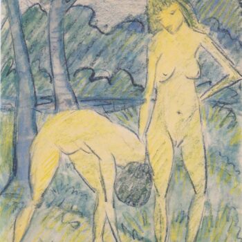Otto Mueller - Zwei Madchen am Wasser - ca1926