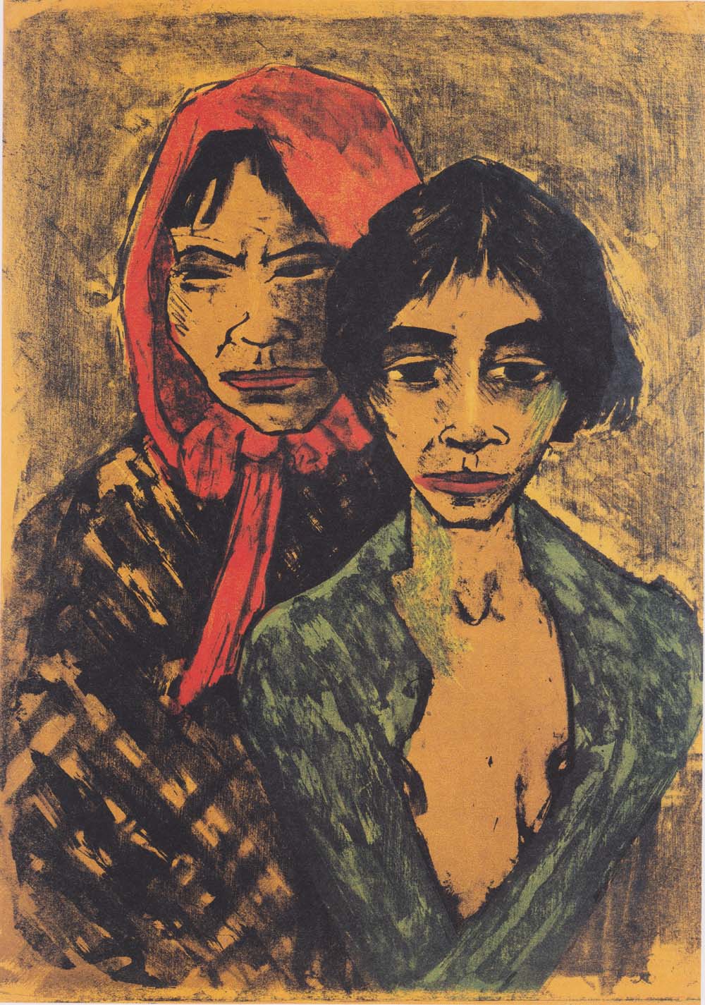 Otto Mueller - Zwei Zigeunerinnen - 1926-27