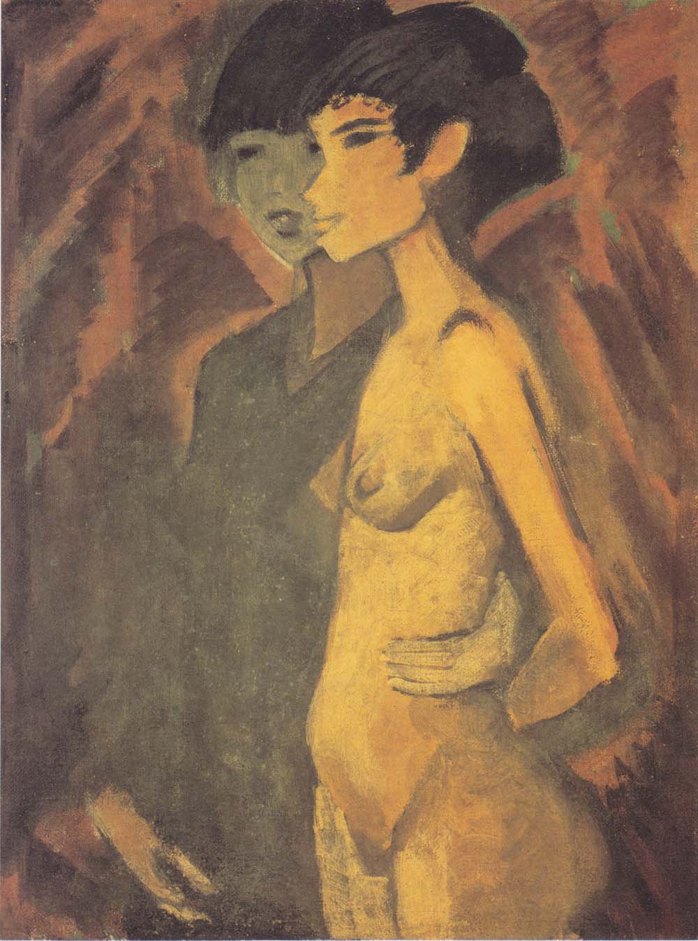 Otto Mueller - Zwei Zigeunerinnen - ca1923