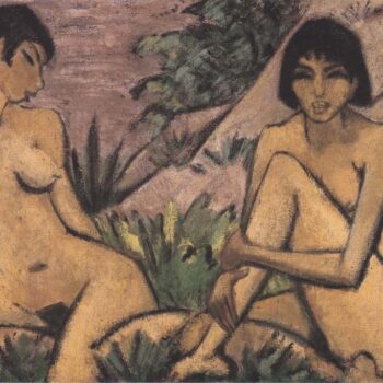 Otto Mueller - Zwei in Dunen sitzende Madchen - ca1926