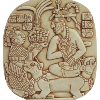 King Pacal coronation scene