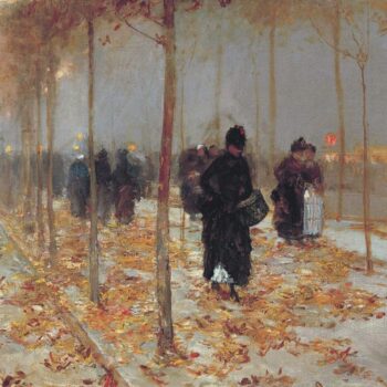 Paris Street Scene, Autumn, 1889