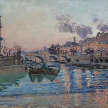 Paris, the Bridge of Marie, 1882